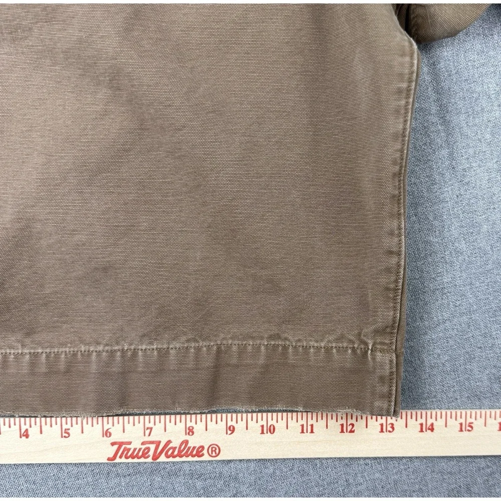 Banana Republic Men's Brown Chino Shorts Size 36 Flat Front Casual Cotton
